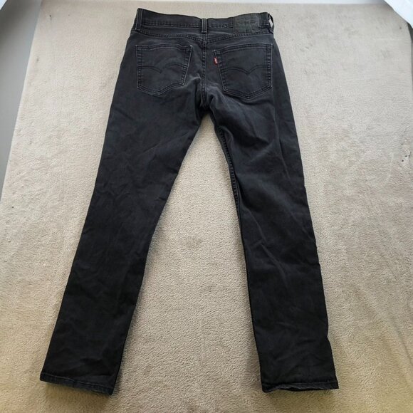 Levi's Mens Jeans Size 31x32 511 Slim Straight Classic Black Denim Casual Travel - Picture 13 of 13
